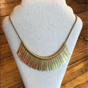 Essential Fringe gold necklace